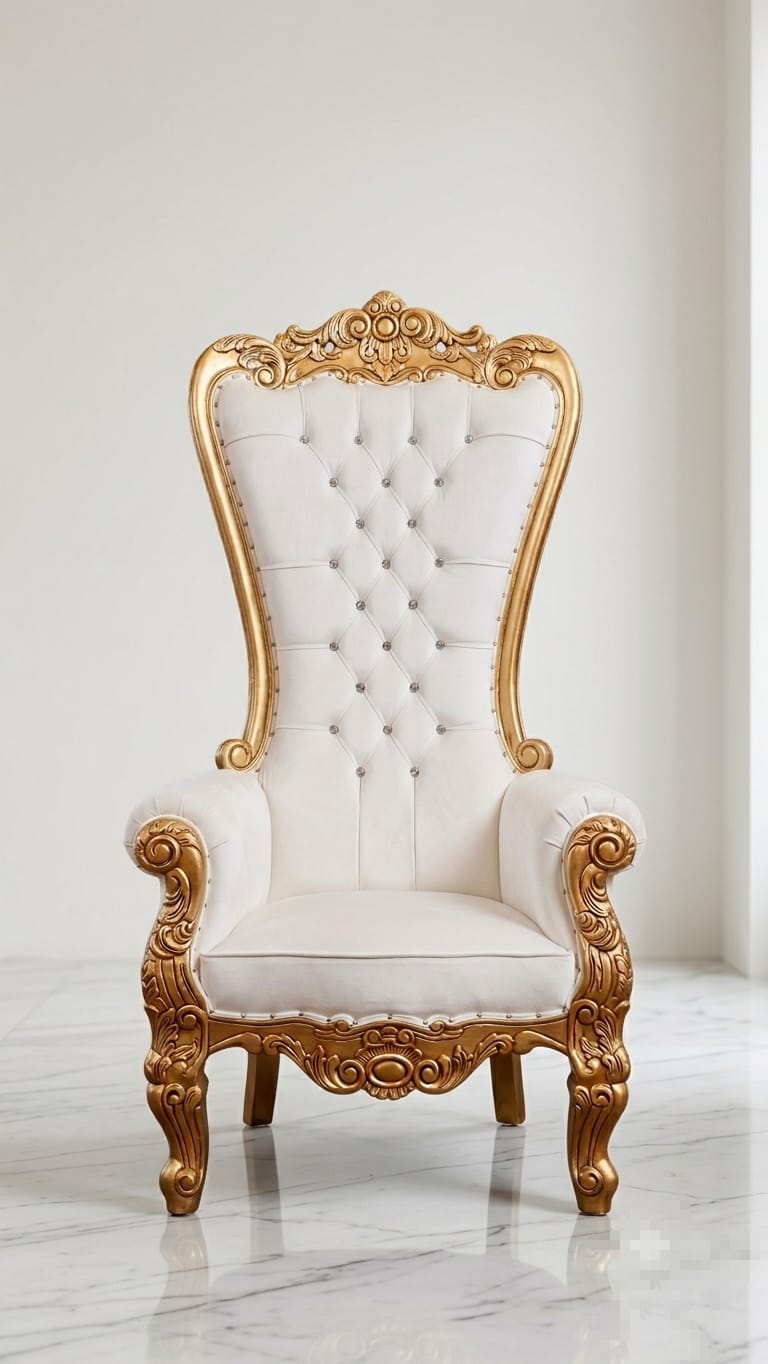 Sillón Luis XV Blanco